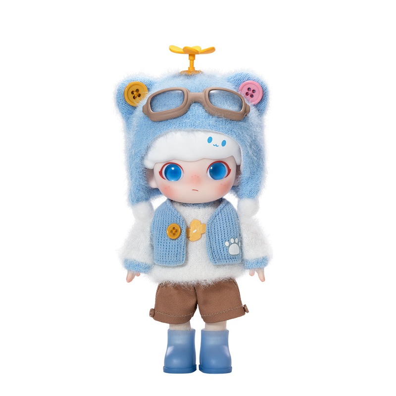 POP MART DIMOO Pilot Bear BJD Action Figure Doll