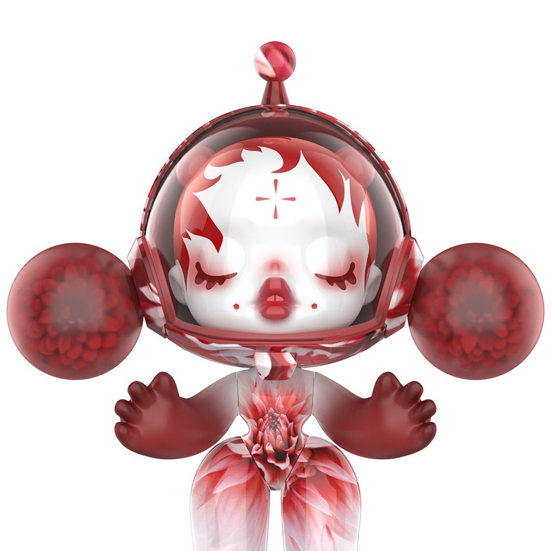 POP MART MEGA  SKULLPANDA 1000% x Mika Ninagawa