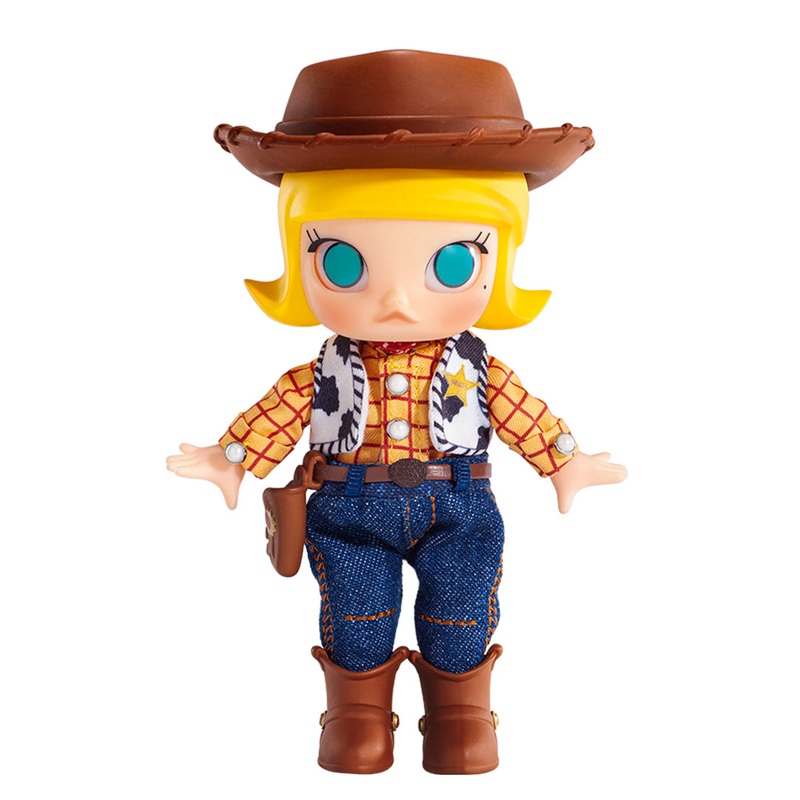 POP MART Molly x Toy Story Woody BJD Action Figure Doll