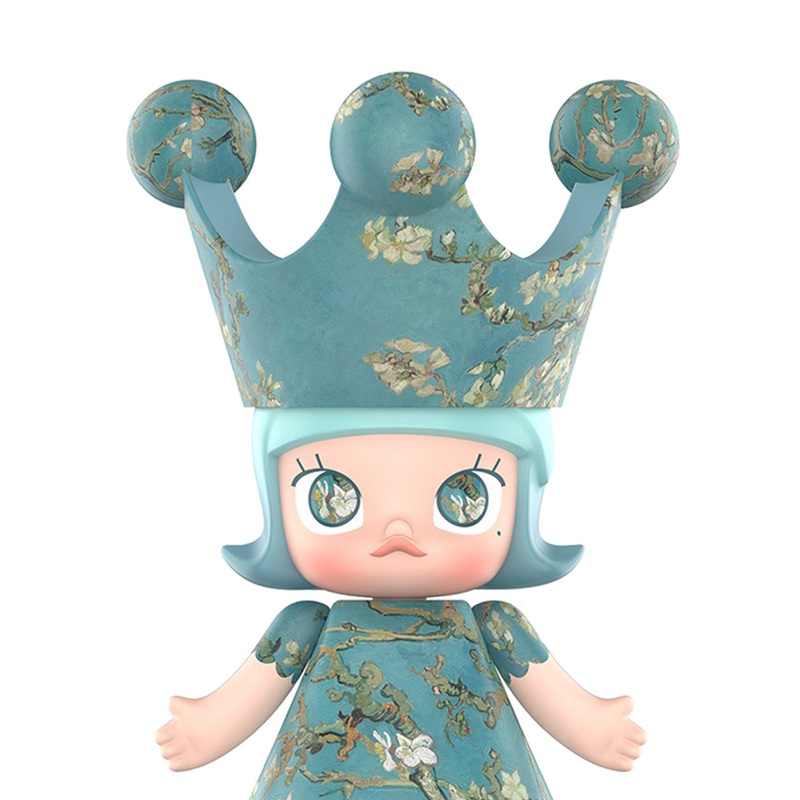 POP MART MEGA Royal Molly 1000% Van Gogh Museum Almond Blossom