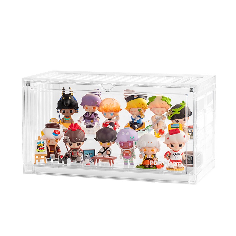 POP MART Self-Assembly Display Box Container – Transparent