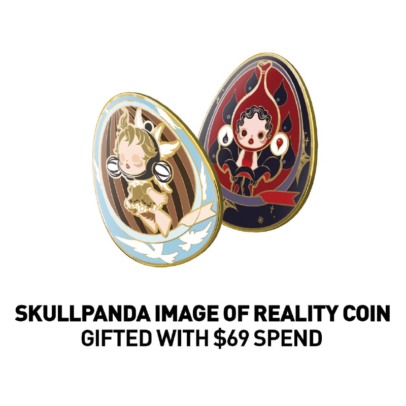 [GIFT] Spend $69+ to Get 1 SKULLPANDA Image of Reality Coin | HAPPY HALLOWEEN