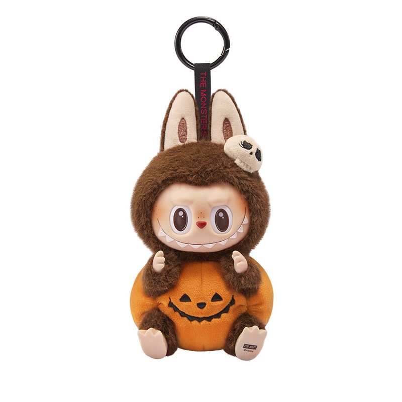 [Limited to One Piece per Customer] POP MART The Monsters LABUBU Happy Halloween Party Series – Sitting Pumpkin Vinyl Plush Pendant
