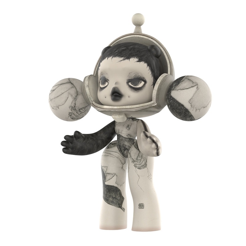 POP MART MEGA  SKULLPANDA 400% Egon Schiele