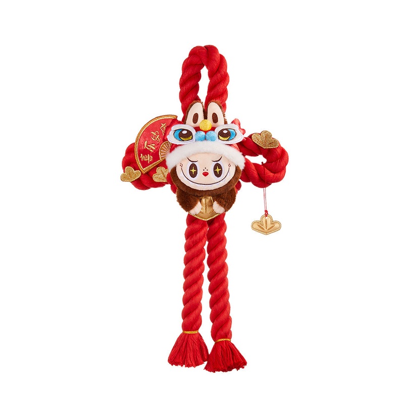 POP MART Wealthy Snake’s New Year Celebration Series – LABUBU Plush Door Decoration