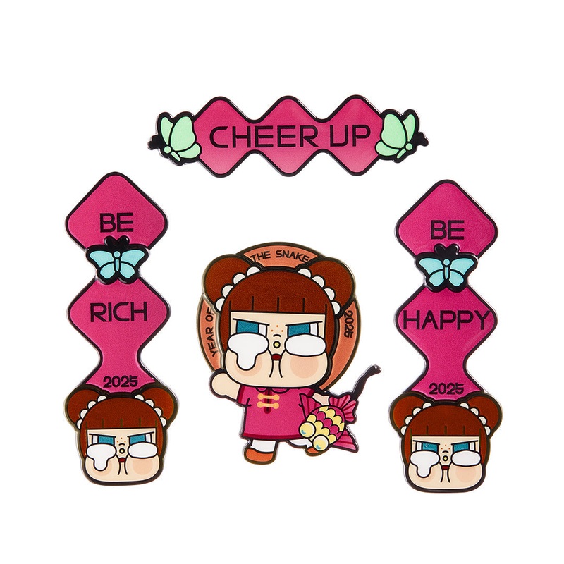 POP MART Wealthy Snake’s New Year Celebration Series – Mini Spring Couplets Fridge Magnet Blind Box