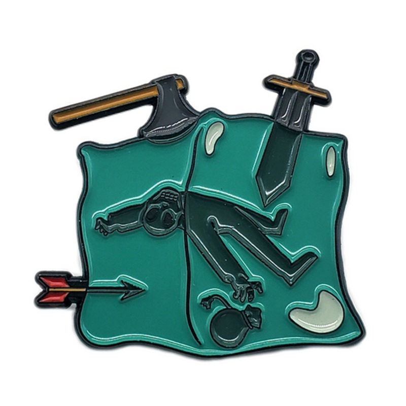 Collectible Pins – Gelatinous Cube