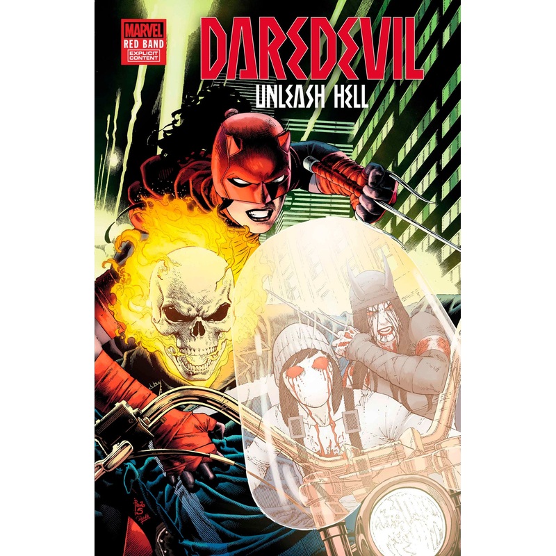 Daredevil Unleash Hell Red Band #4 (Of 5) (Polybag)