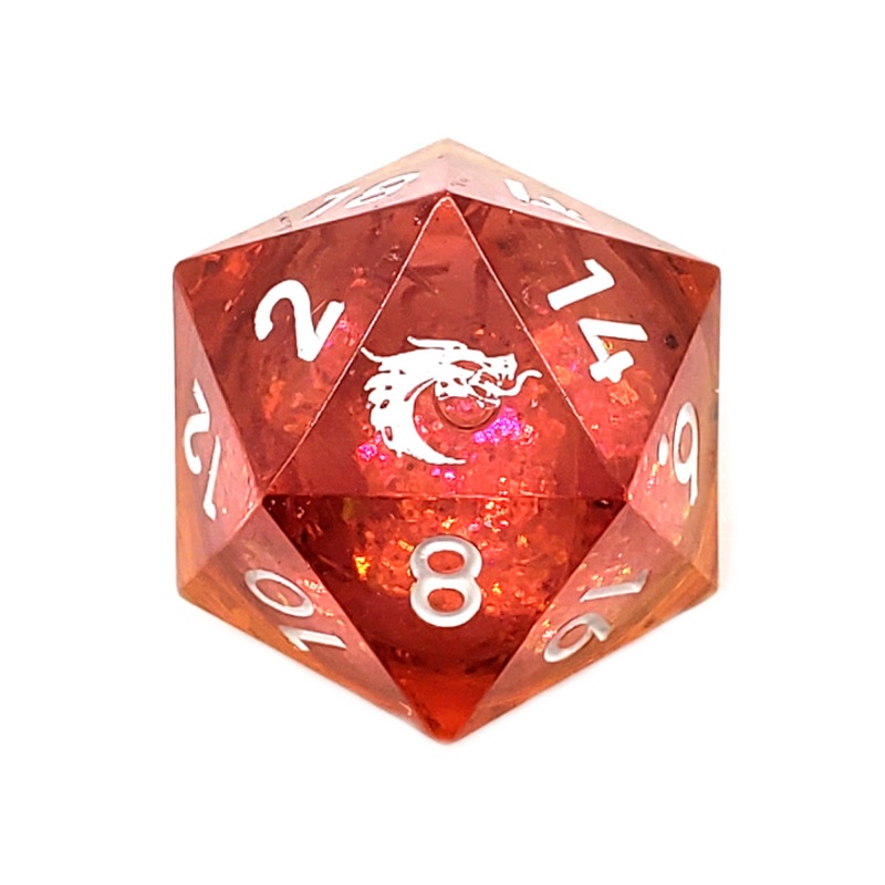 Sharp Edged Liquid Infused 22mm D20 – Sunrise Fury