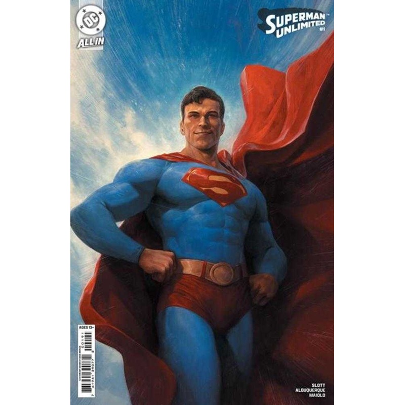 Superman Unlimited #1 Cover J 1 in 25 Dave Rapoza Card Stock Variant