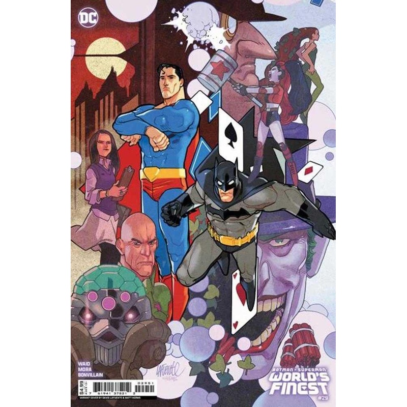 Batman Superman Worlds Finest #29 Cover C David Lafuente Card Stock Variant