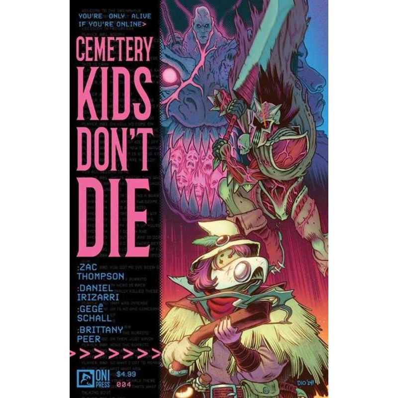 Cemetery Kids Dont Die #4 (Of 4) Cover A Daniel Irizarri