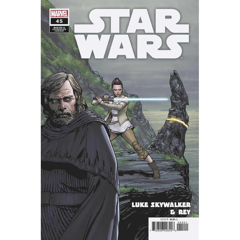 Star Wars #45 Giuseppe Camuncoli Luke Skywalker & Rey Master & Apprentice Varian T