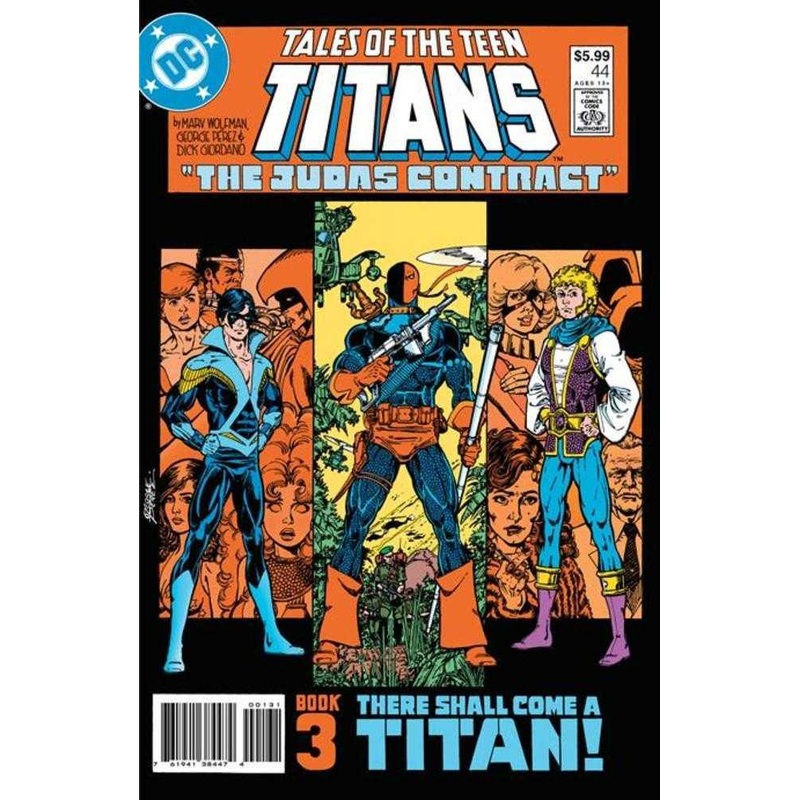 Tales Of The Teen Titans #44 Facsimile Edition Cover B George Perez Foil Variant