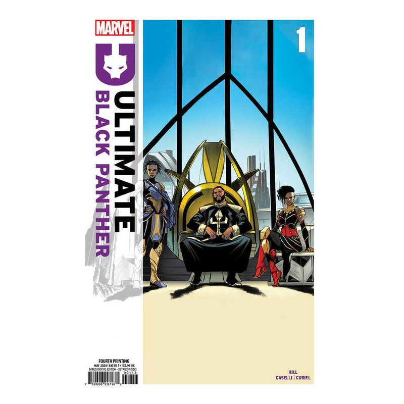 Ultimate Black Panther #1 Stefano Caselli 4TH Printing Variant