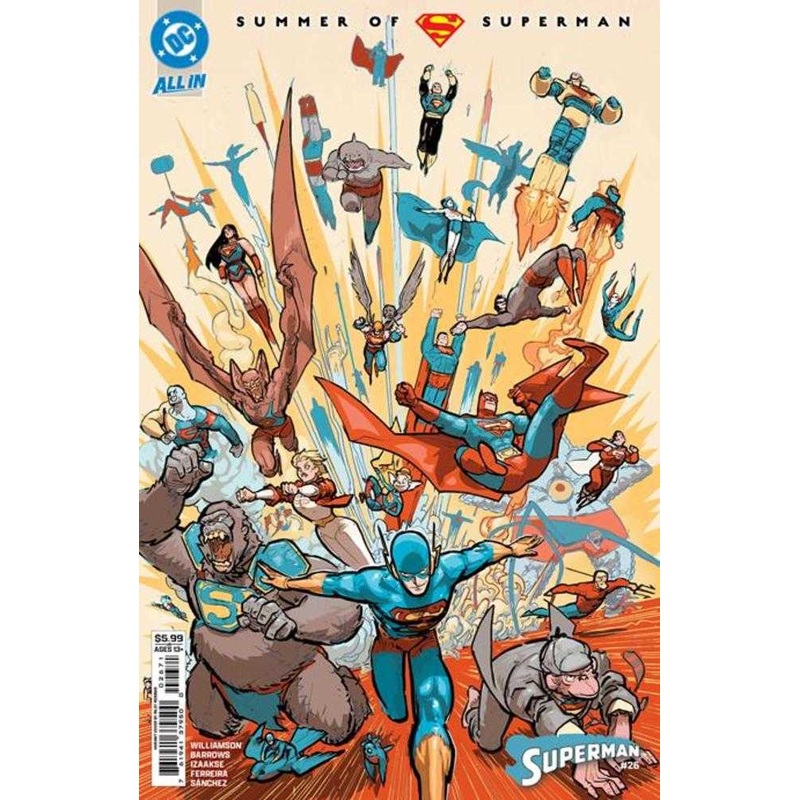 Superman #26 Cover E Riley Rossmo Supersmash-Up Card Stock Variant
