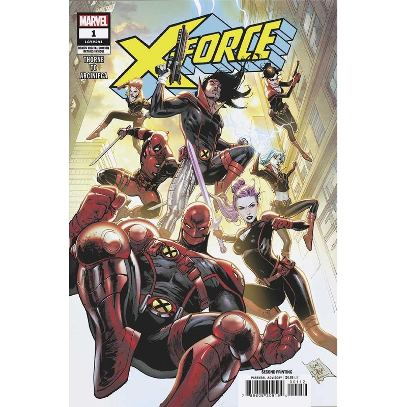X-Force #1 Tony Daniel 2nd Print Variant