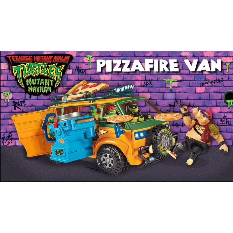 Teenage Mutant Ninja Turtles: Mutant Mayhem Pizza Fire Delivery Van