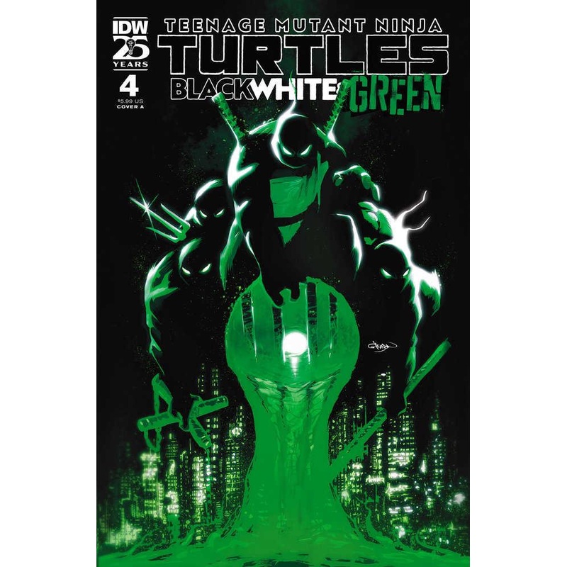 Teenage Mutant Ninja Turtles: Black, White, And Green #4 Cover A (Gleason)