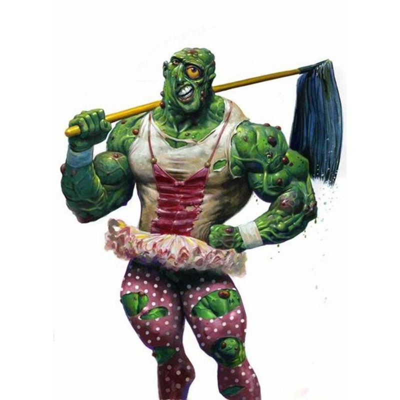 Toxic Avenger #1 (Of 5) Cover D Fred Harper Exclusive Trading Card Variant (Mature)
