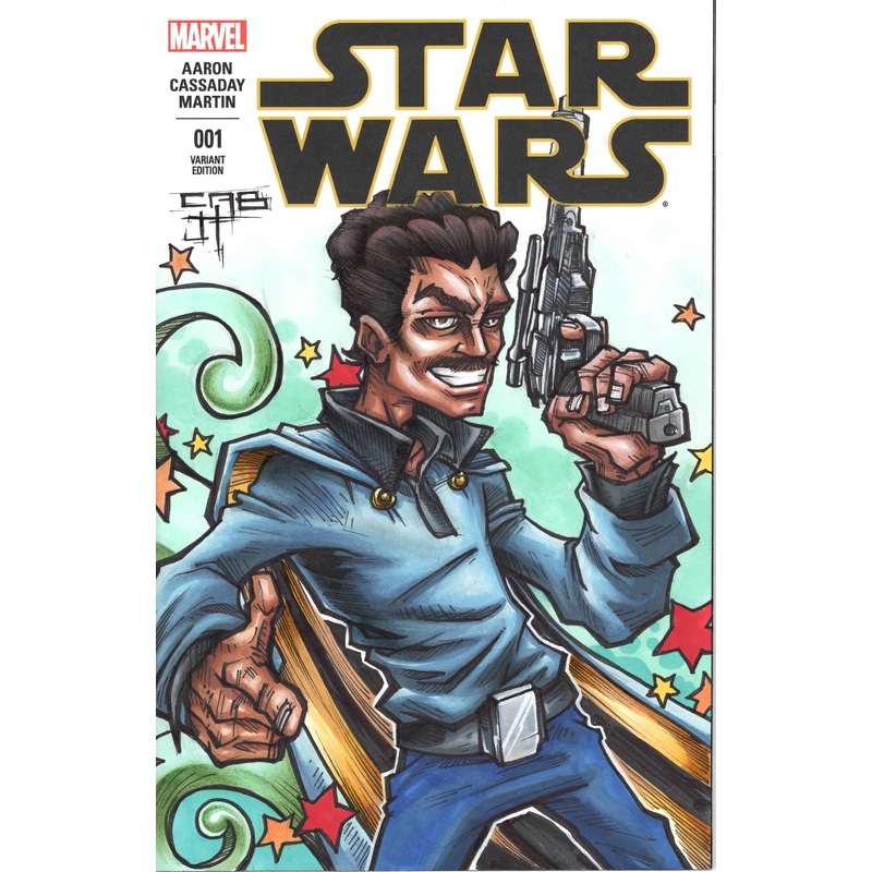 Star Wars #1 (Signed/Sketched – CAB JT)