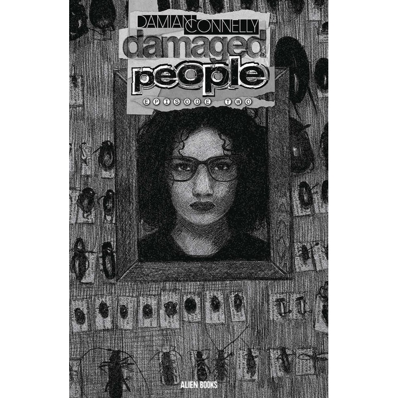 Damaged People #2 (Of 4) Cover B Connelly Black & White