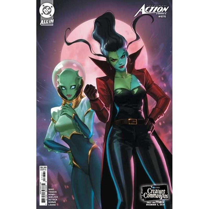 Action Comics #1076 Cover D Lesley Leirix Li Creature Commandos Card Stock Variant
