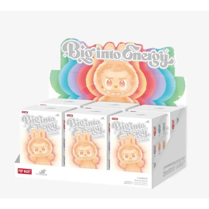 POP MART – Labubu – The Monsters – Big into Energy Series – Vinyl Plush  – Full Box