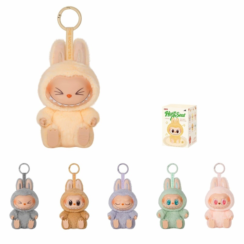POP MART – Labubu – The Monsters – Have a Seat Vinyl Plush – x1  randomly selected blind box