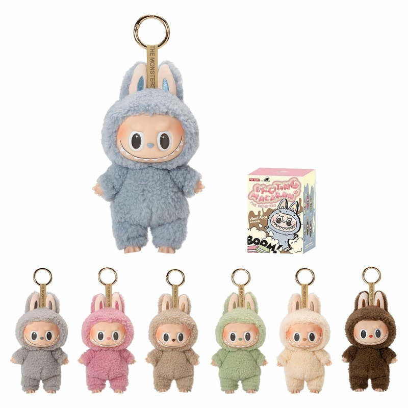 POP MART – Labubu – The Monsters – Tasty Macarons Vinyl Face  – x1  randomly selected blind box