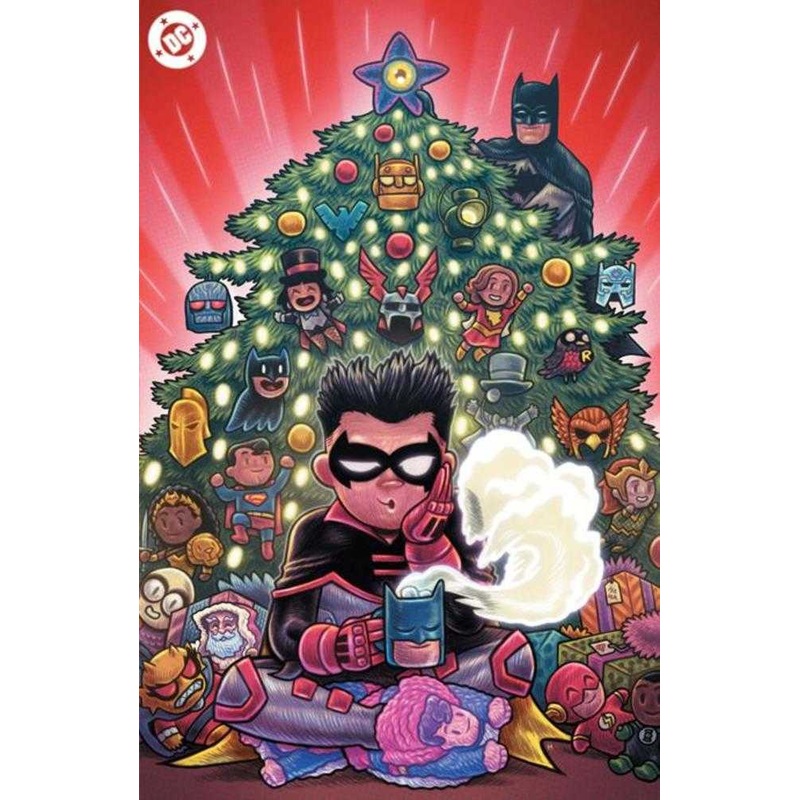 Batman Santa Claus Silent Knight Returns #1 (Of 5) Cover C Dan Hipp DC Holiday Surprise Rub And Smell Polybag Variant