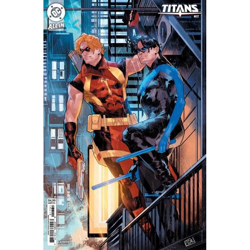 Titans #17 Cover C Edwin Galmon Card Stock Variant