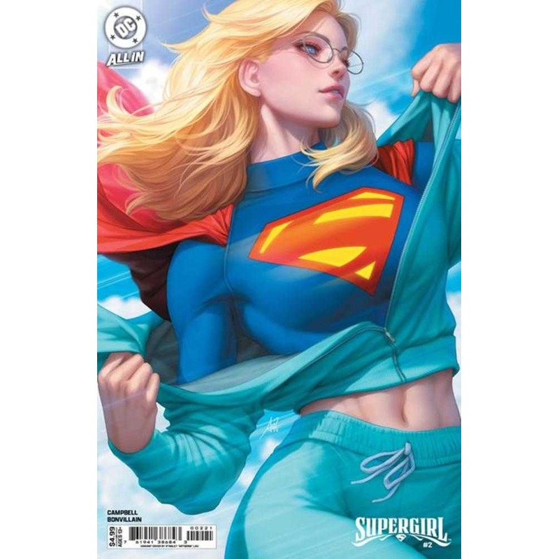 Supergirl #2 Cover B Stanley Artgerm Lau Card Stock Variant