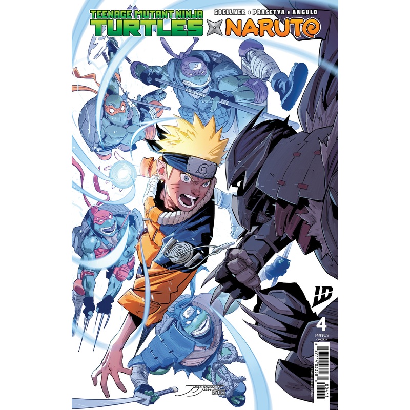 Teenage Mutant Ninja Turtles X Naruto #4 Cover A (JimNez)