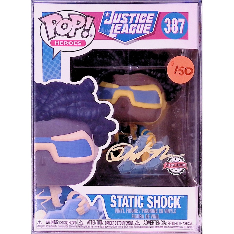 *Signed* Funko Pop! Static Shock
