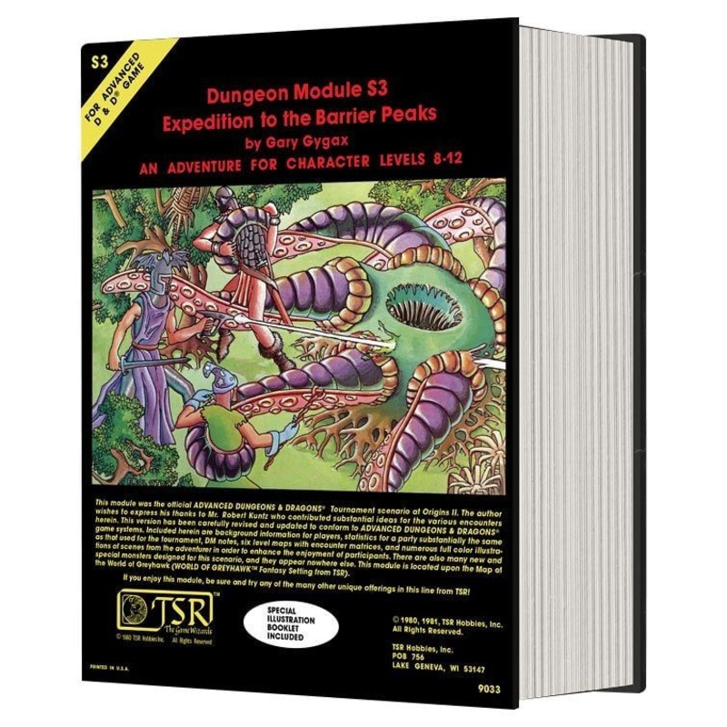 BAG50PEAKS Classic Module Collection Expedition To The Barrier Peaks Dice Game