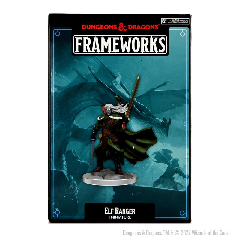 D&D Frameworks: Elf Ranger Male – Unpainted and Unassembled