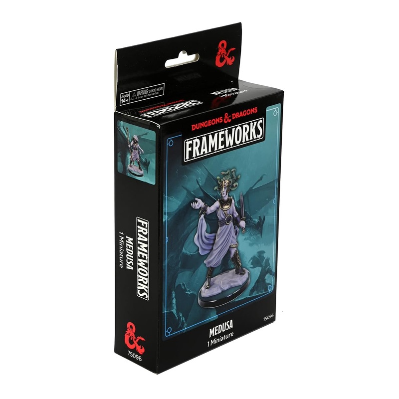 WizKids D&D Frameworks: Medusa – Unpainted and Unassembled