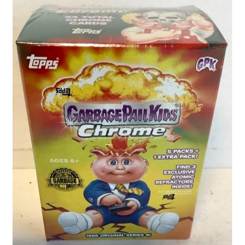 2021 GPK Garbage Pail Kids Chrome 4 Blaster Box