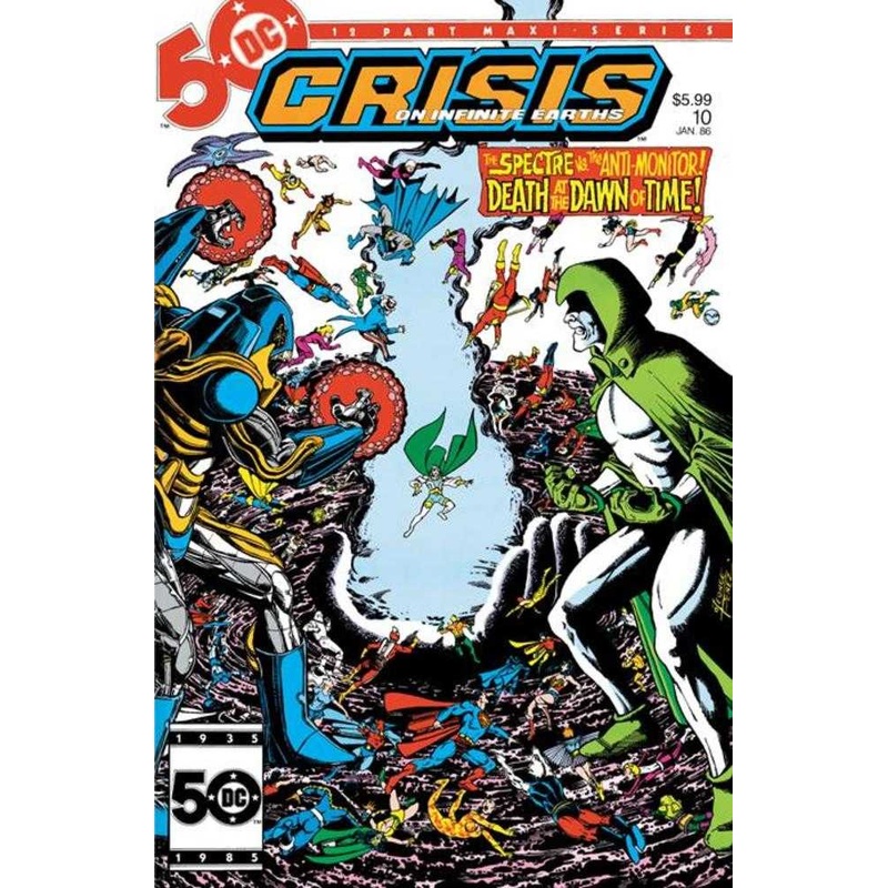 Crisis On Infinite Earths #10 Facsimile Edition Cover B George Perez Foil Variant