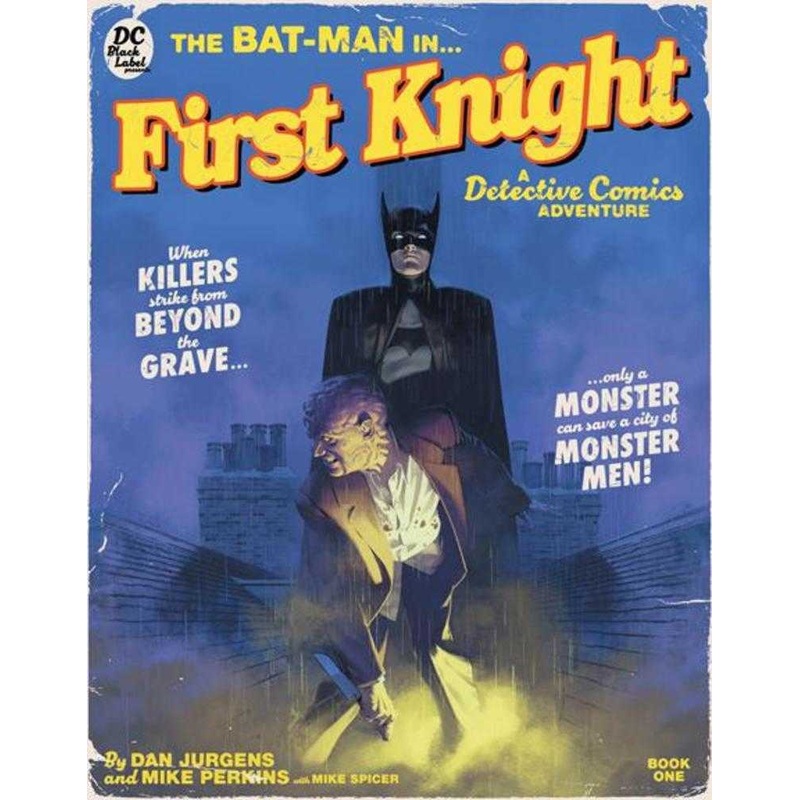 The Bat-Man First Knight #1 (Of 3) Cover C Marc Aspinall Pulp Novel Variant (Mature)