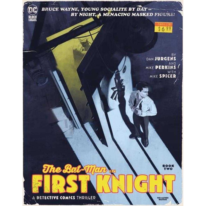 The Bat-Man First Knight #2 (Of 3) Cover C Marc Aspinall Pulp Novel Variant (Mature)