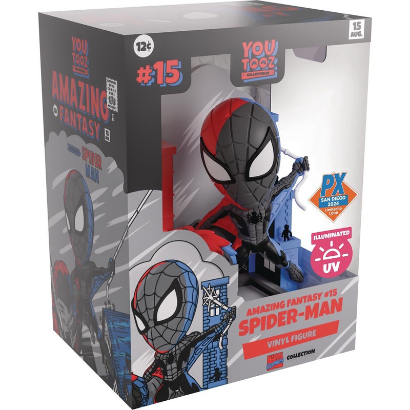 Youtooz San Diego 2024 Amazing Fantasy #15 Illuminated Previews Exclusive Vinyl Figure