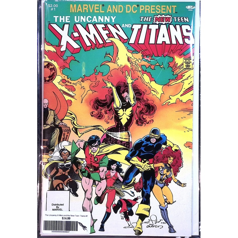 The Uncanny X-Men and the New Teen Titans # 1A