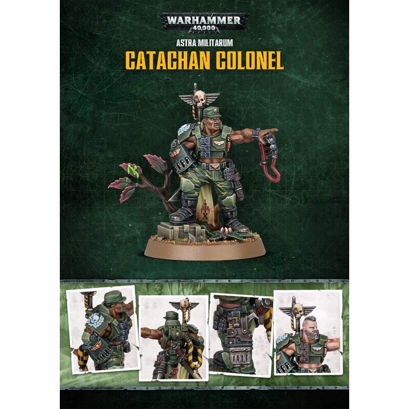 Citadel Warhammer 40K Catachan Colonel Store Anniversary Model
