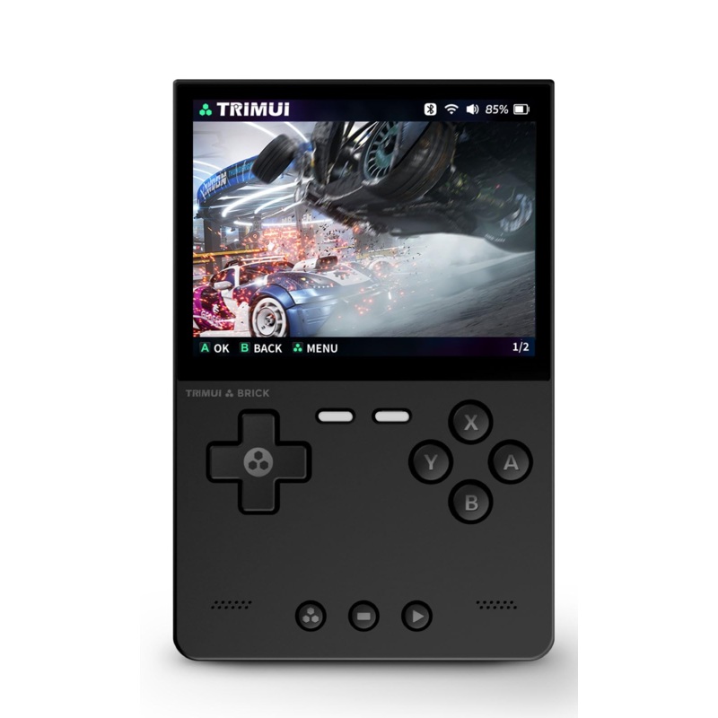 Trimui Brick Retro Game Console – Black