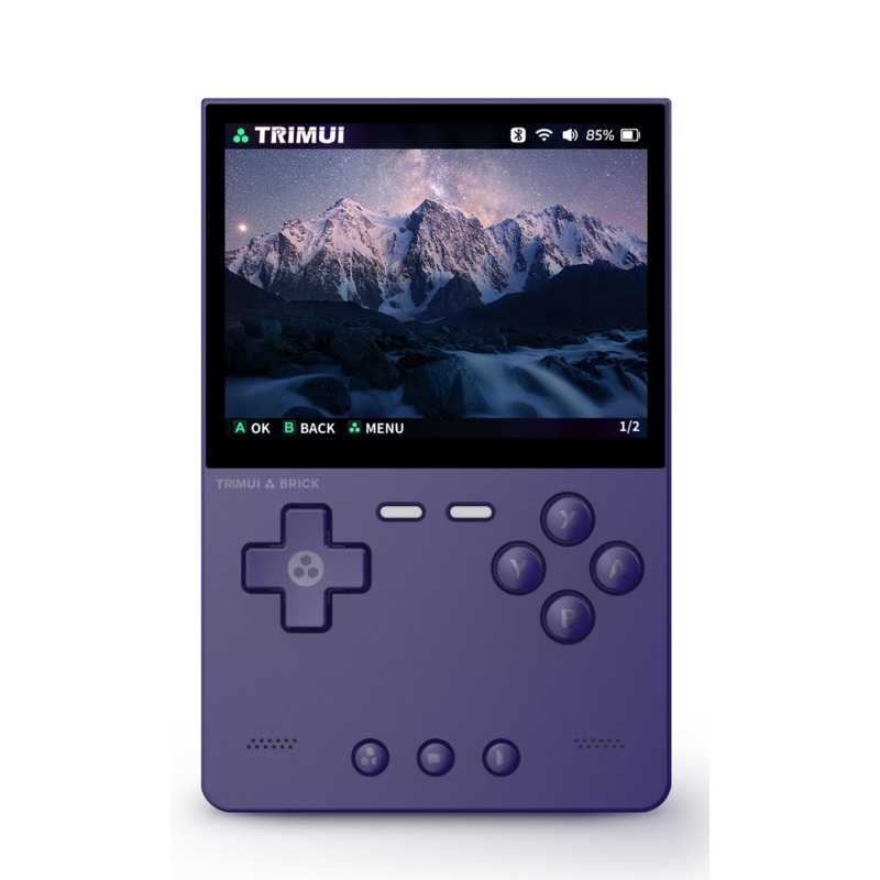 Trimui Brick Retro Game Console – Purple