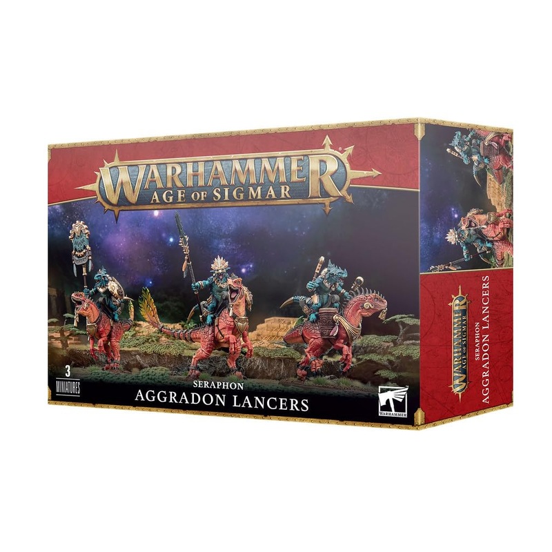 Warhammer Age of Sigmar Games Workshop Seraphon: Aggradon Lancers
