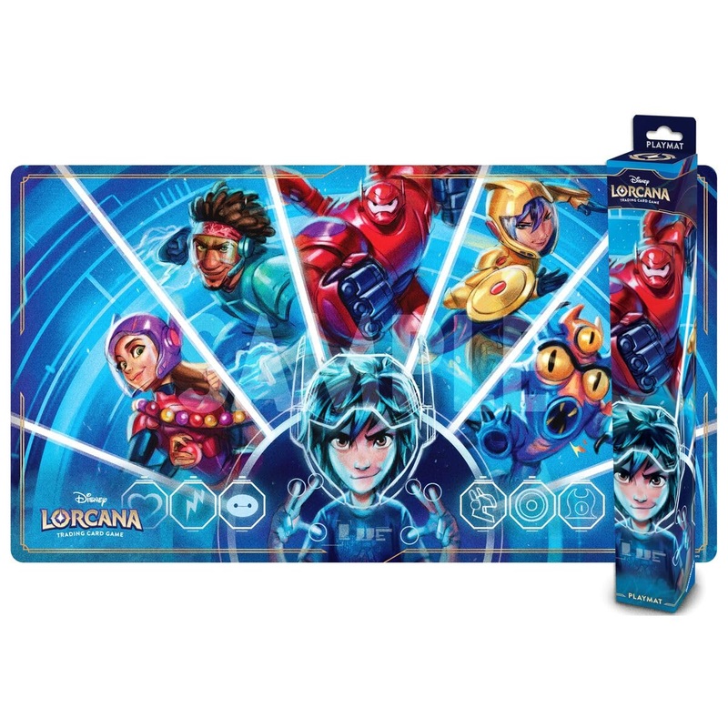 Disney Lorcana TCG: Archazia’s Island Playmat Featuring Big Hero 6 – We Could Be Immortals