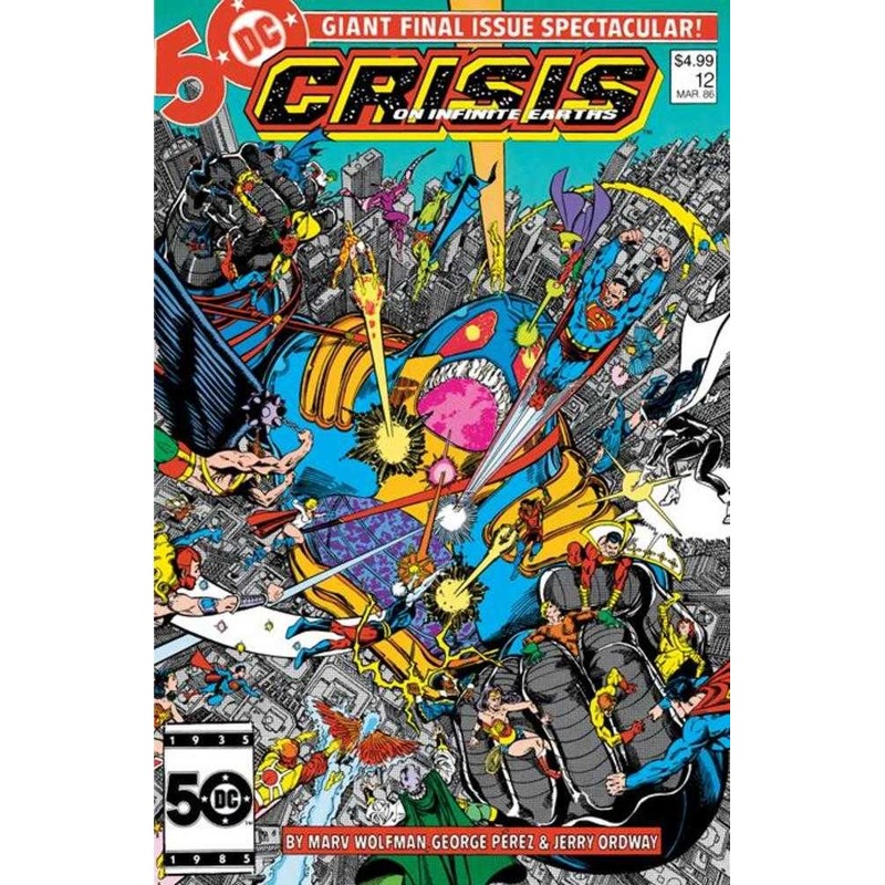 Crisis On Infinite Earths #12 Facsimile Edition Cover A George Perez